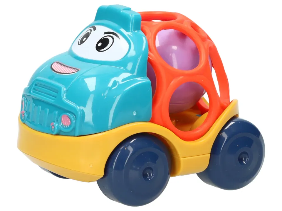 Wibra sonaglio macchinina bimbo plastica colorata
