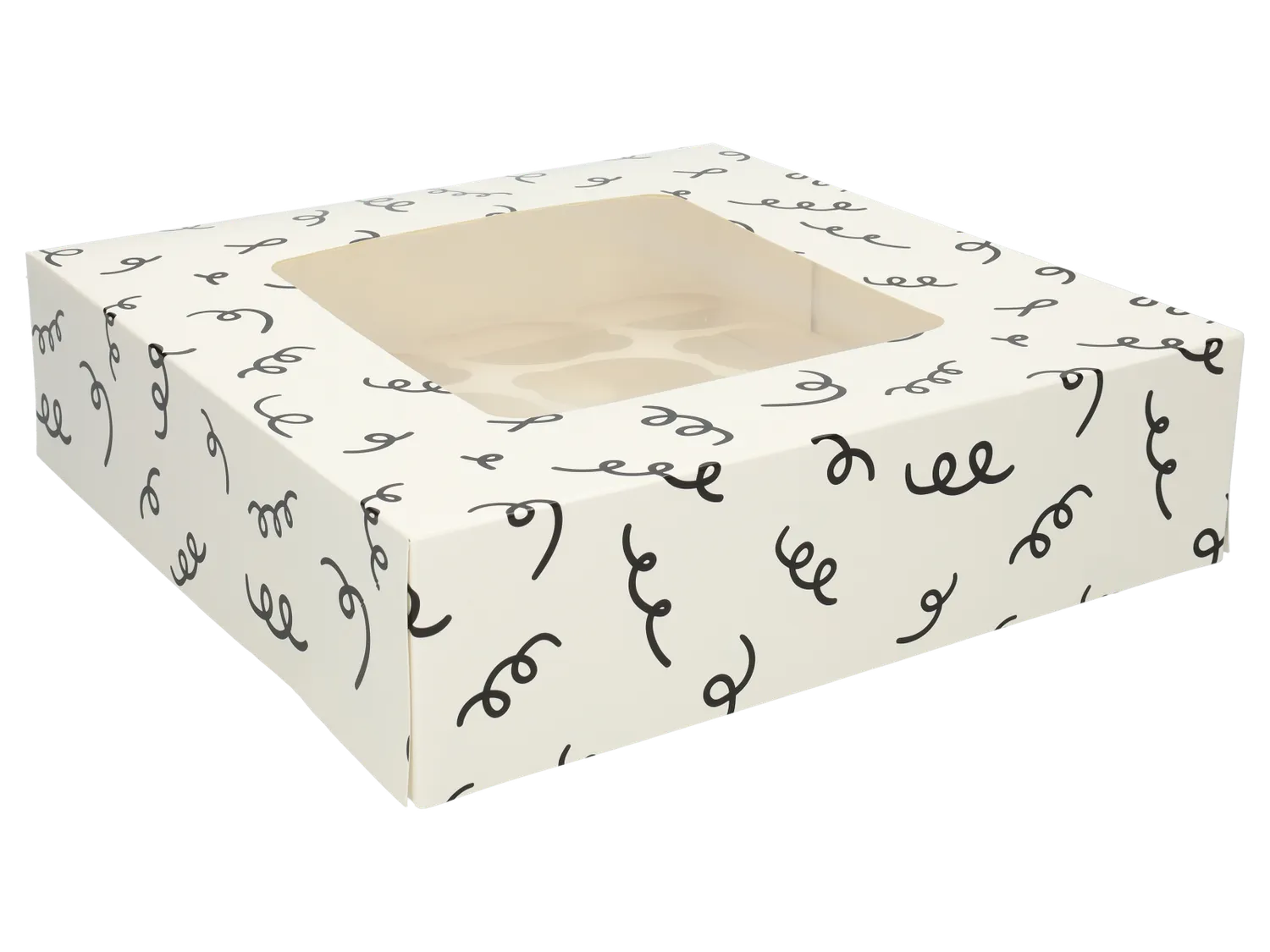 Wibra scatola cupcake 28x28 cm per 16 dolcetti FSC