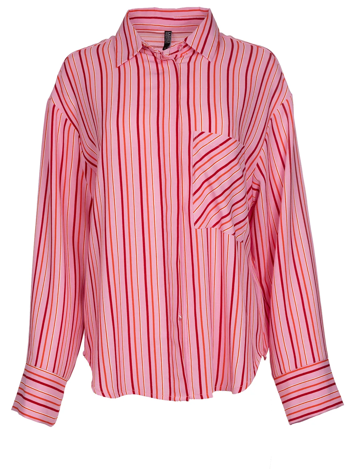 Wibra camicia donna fantasia poliestere con taschino