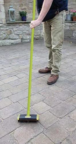 Euromarketing set 2 spazzole giardino telescopiche