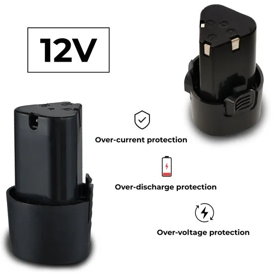 ADAMANTA SKU 2124 batteria 12 V per avvitatore ADM