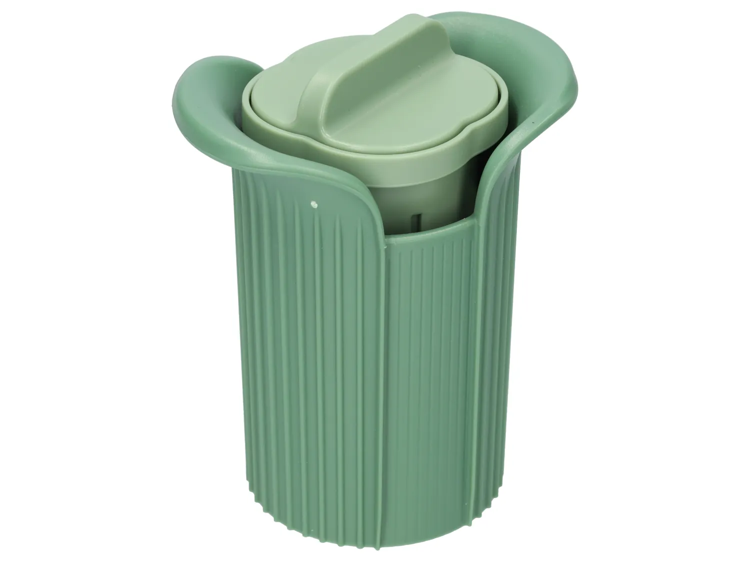 Wibra tagliaverdure manuale verde acciaio 9,5 cm