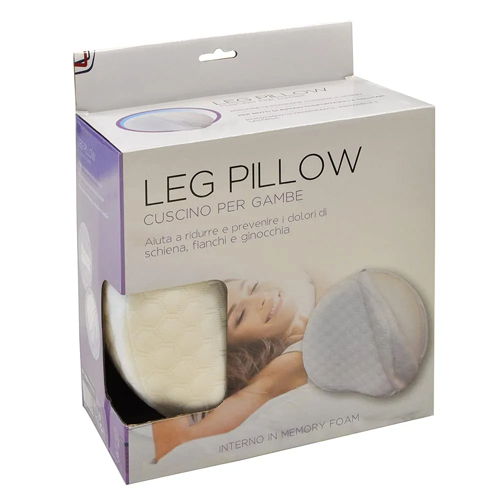 Euromarketing Leg Pillow cuscino gambe memory foam ergonomico