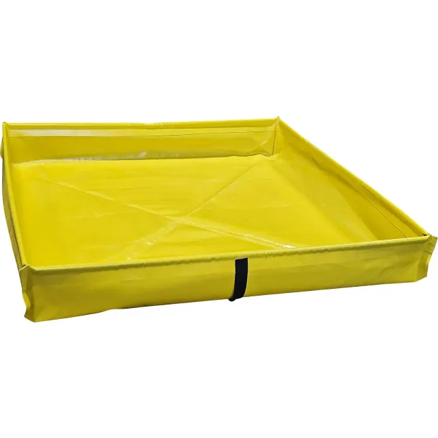 Kaiserkraft eurokraft Basic vasca pieghevole PVC gialla 57 l