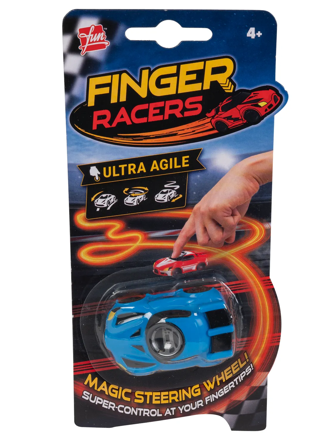 Wibra Finger Racer mini auto giocattolo colori assortiti