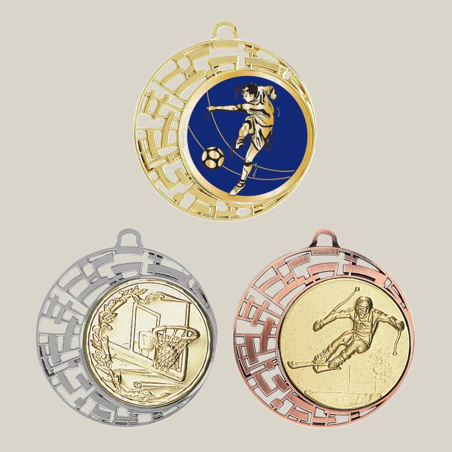 3BPRO medaglia 70 mm con pastiglia personalizzabile