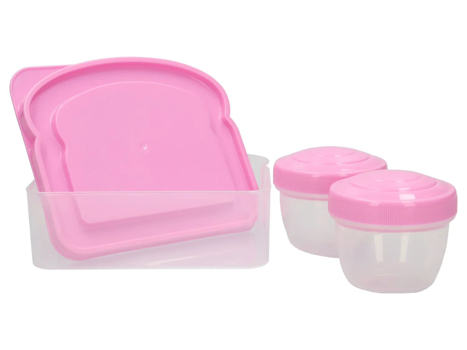 Wibra Lunchbox boterham portapranzo set 3 pezzi