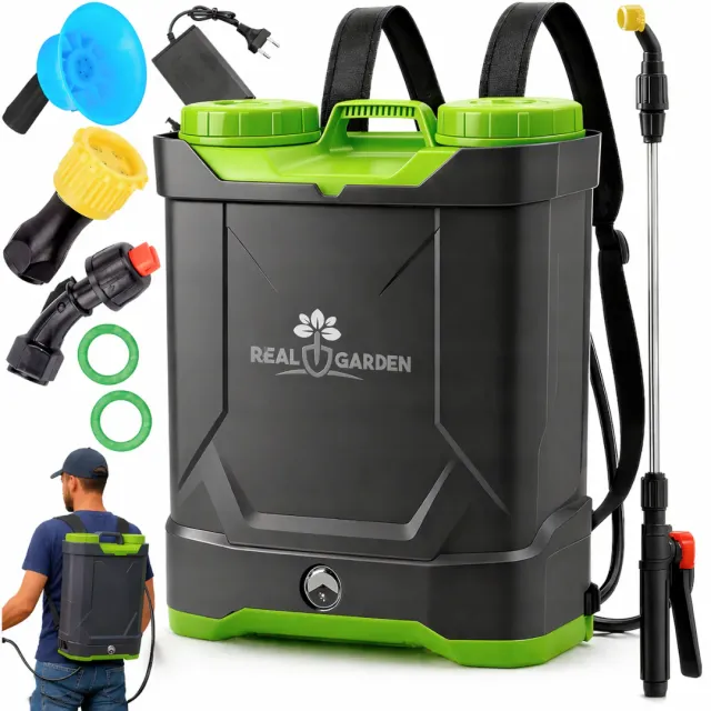 ADAMANTA Real Garden 580 Pompa Irroratrice a Zaino 16L