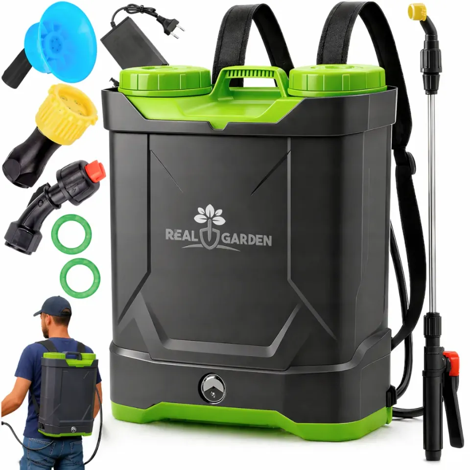 ADAMANTA Real Garden 580 Pompa Irroratrice a Zaino 16L