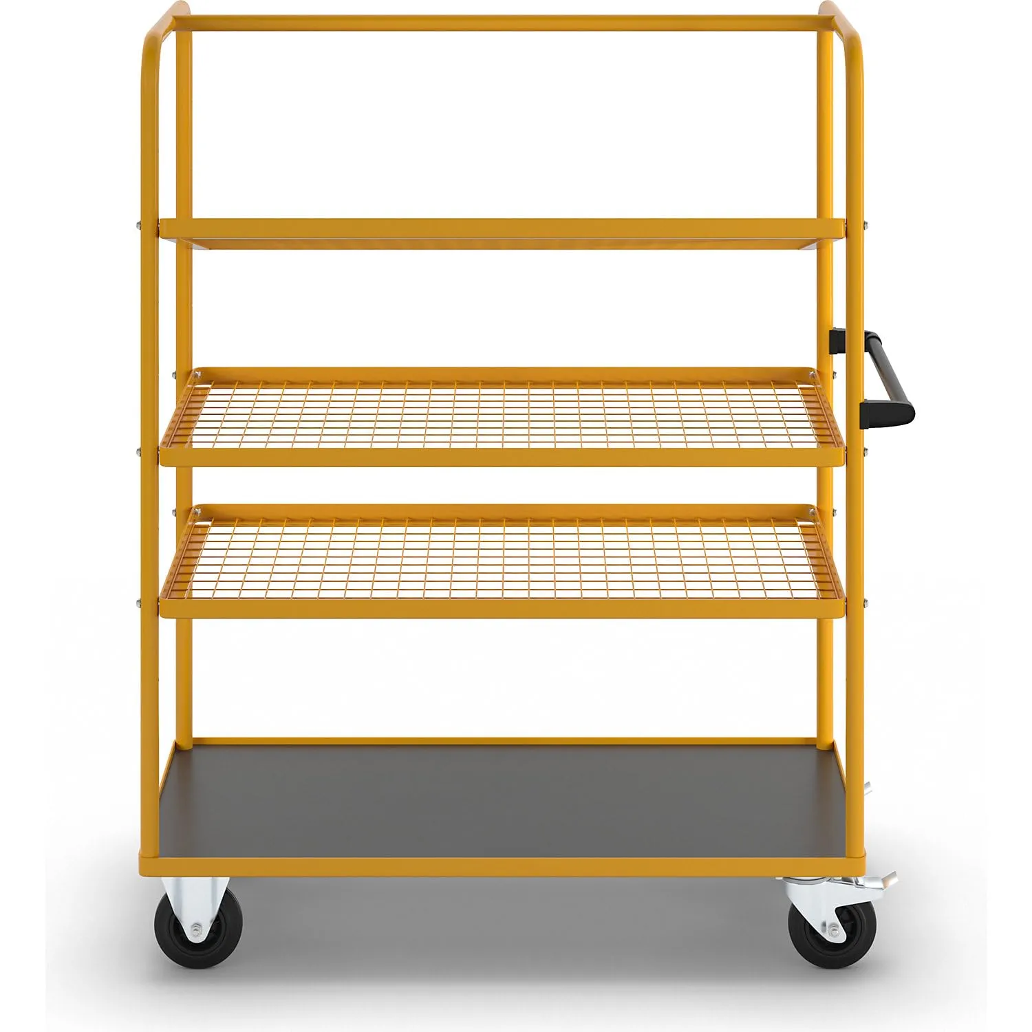 Eurokraft Pro Carrello a Ripiani 3 Pareti 1390x650 mm
