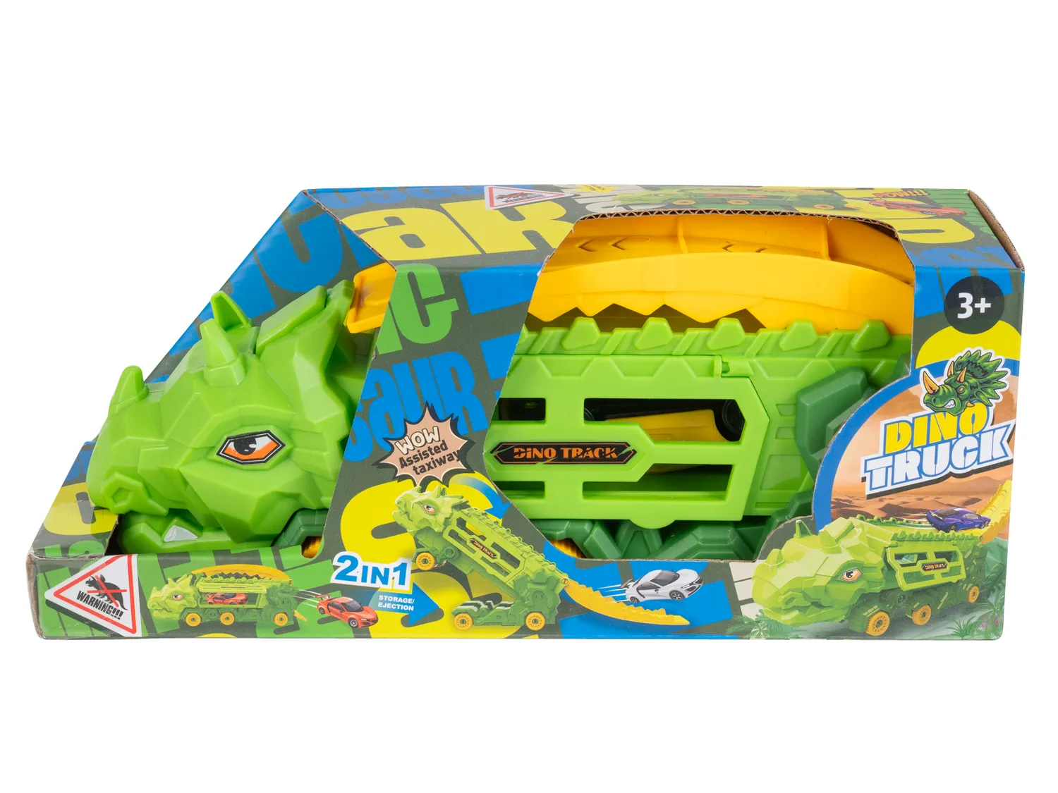 Wibra Dinosaurus transportauto trasportatore dinosauro con pista