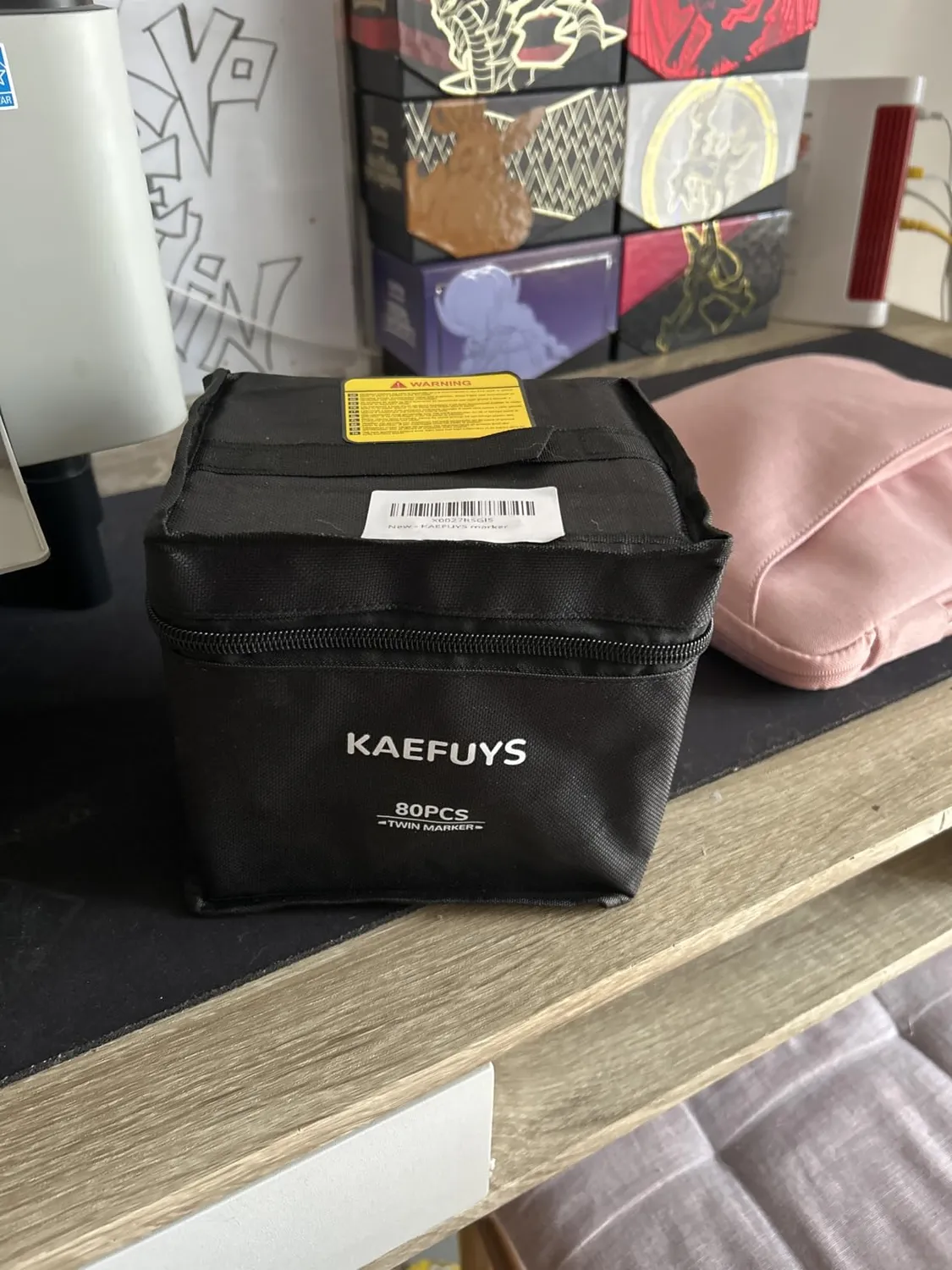 Kaefuys Pennarelli doppia punta alcol impermeabili 80 colori