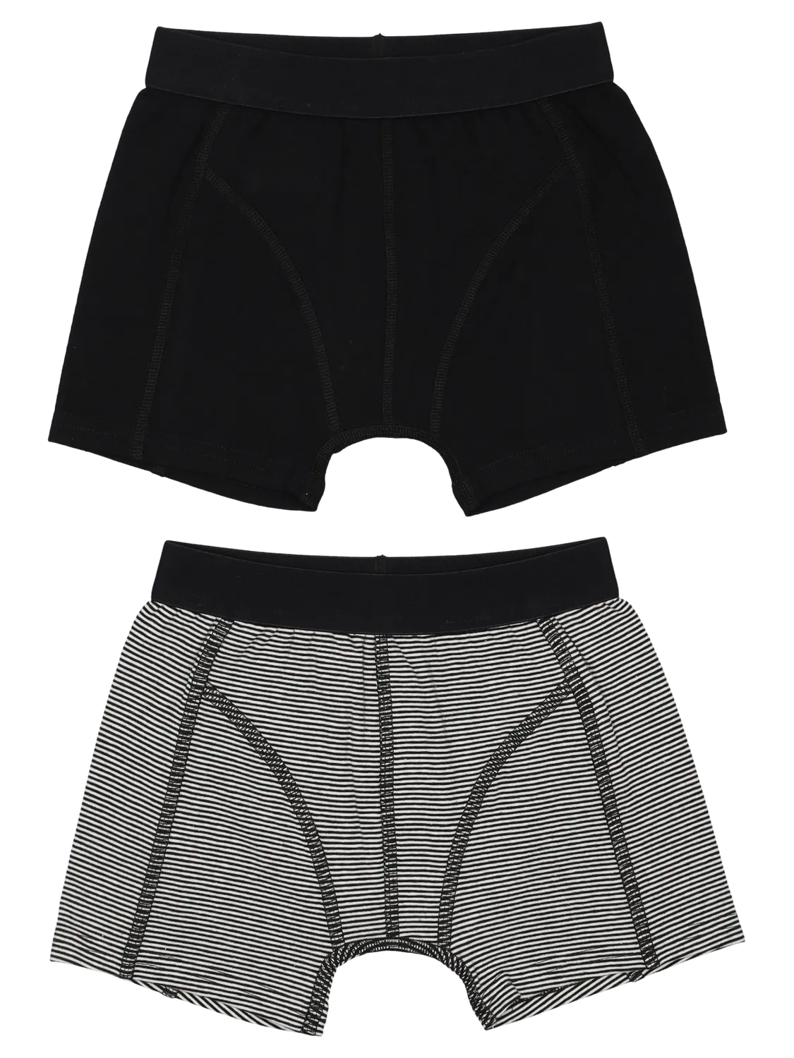 Wibra Boxer Ragazzo 2 Pezzi Neri Cotone