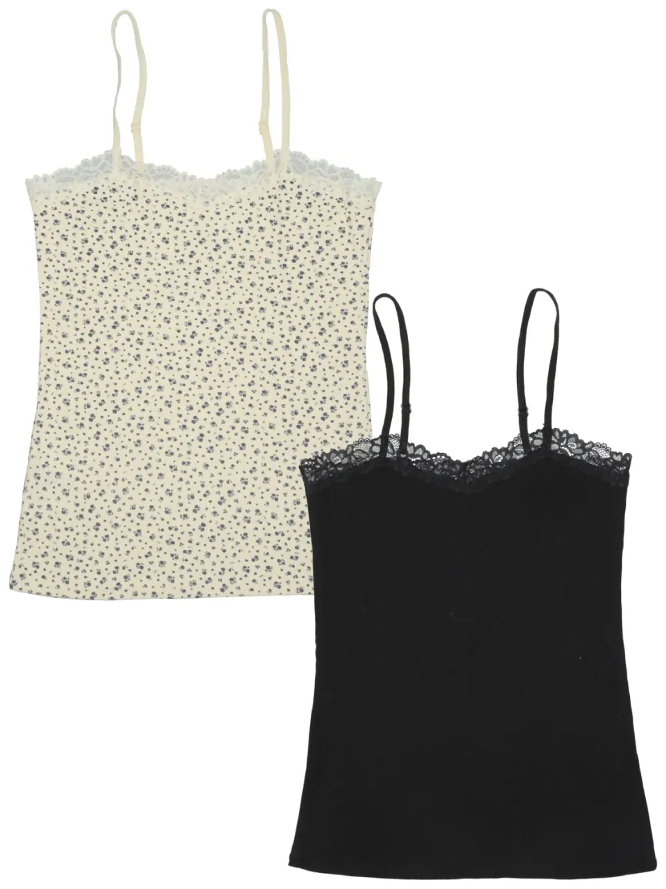Wibra Canotta Donna Pizzo Modal Elasticizzata