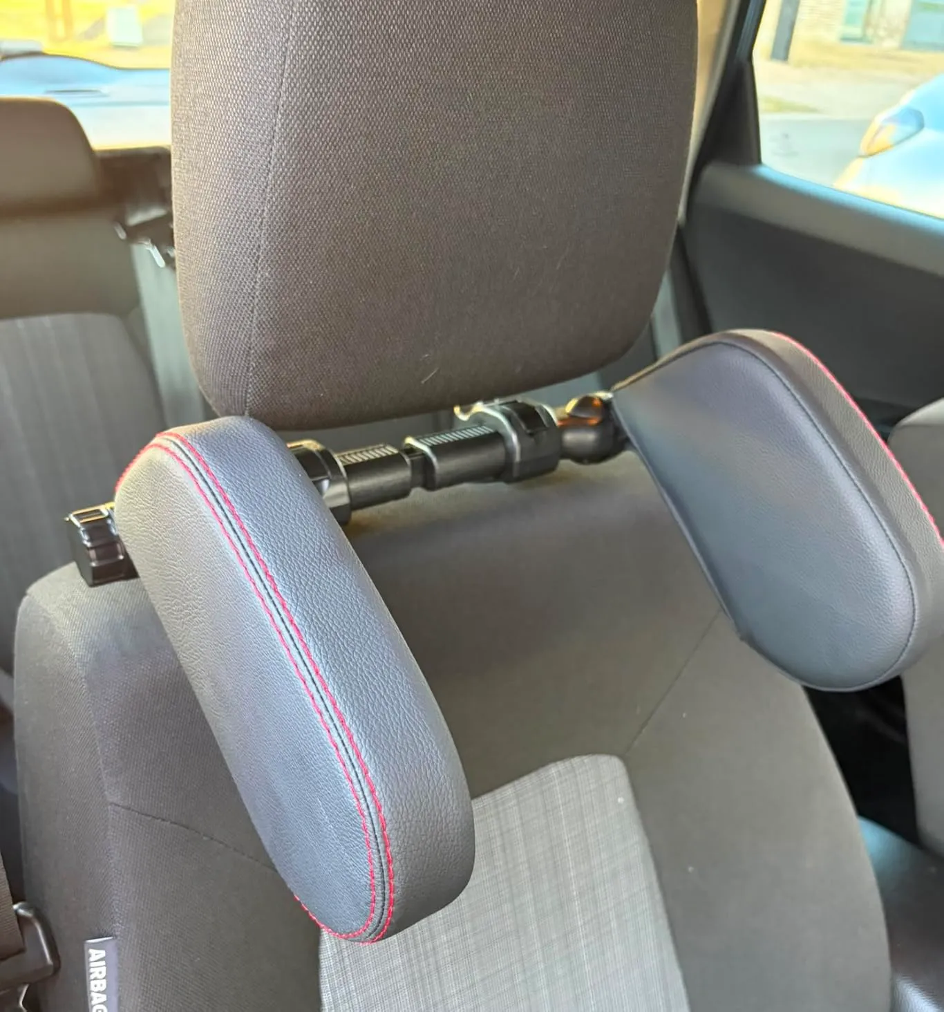 Kaefuys poggiatesta auto 360° memory foam removibile