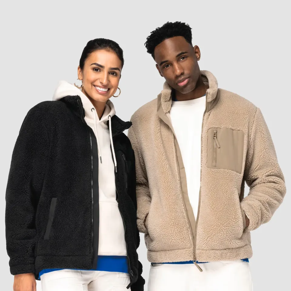 3BPRO NS604 Pile sherpa unisex riciclato 480 g/m2