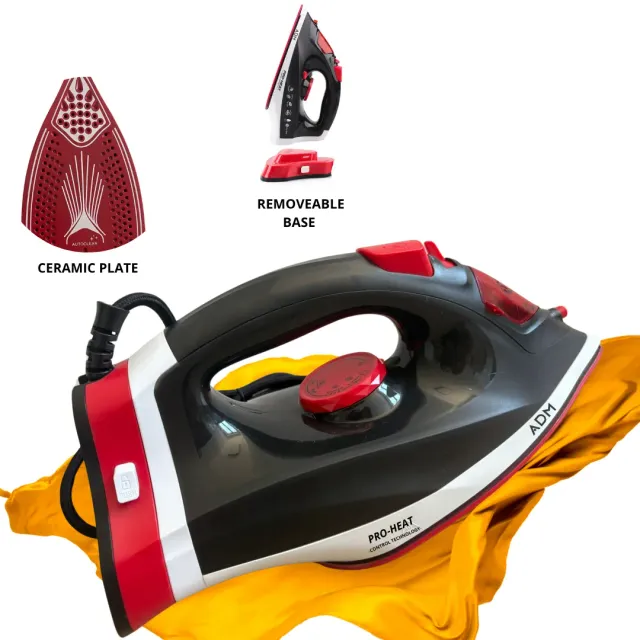 ADAMANTA ADM 486 ferro da stiro a vapore cordless ceramica