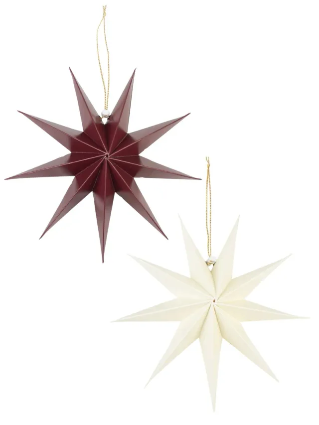 Wibra Kerstster papier stella natalizia in carta 25 cm