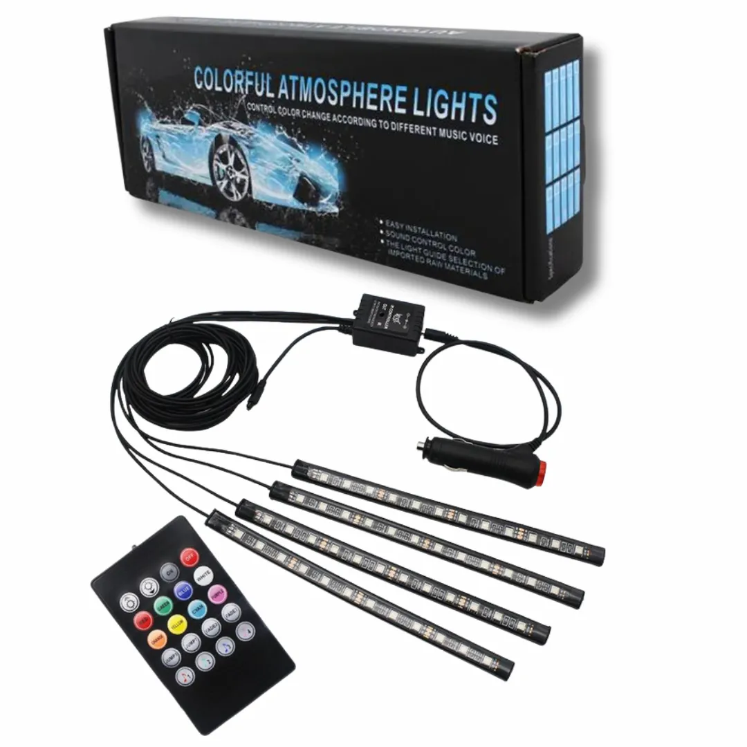 ADAMANTA 2280 luci LED auto 12 V con telecomando