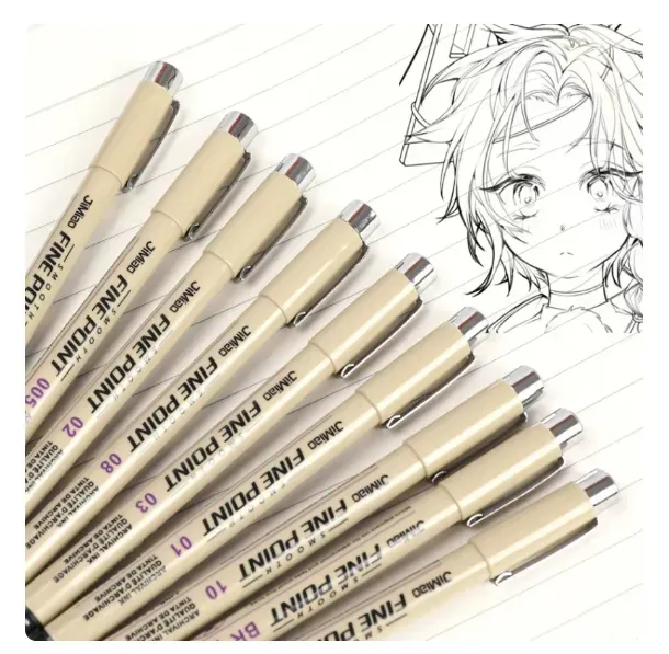 ADAMANTA FINELINER MARKERS FOR SKETCHING set pennarelli fineliner 9 pezzi punta fine