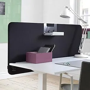 Kaiserkraft pannello divisorio acustico nero 1200 mm