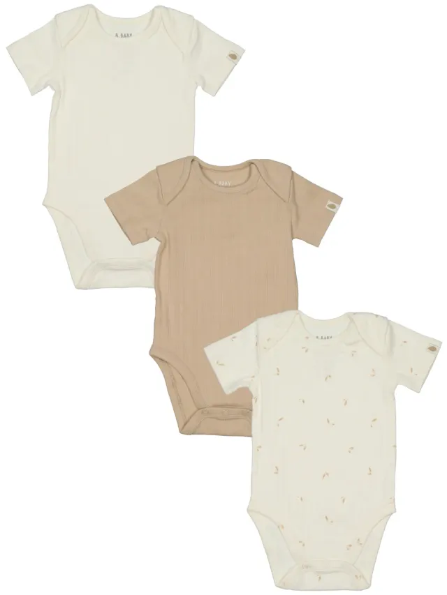 Wibra Body Neonato Costa Cotone Manica Corta