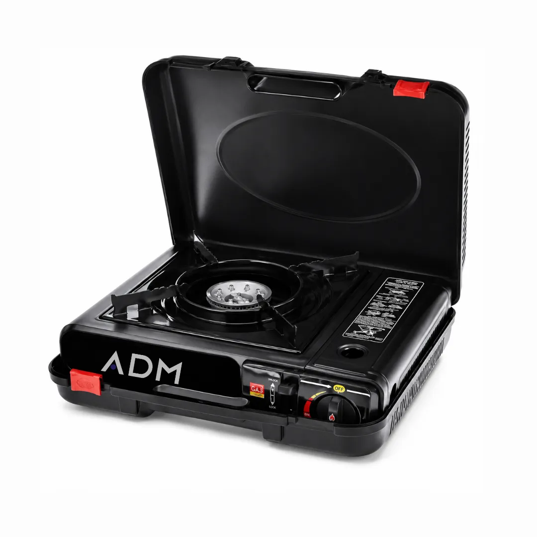 ADAMANTA ADM Portable Gas Stove fornello a gas portatile nero
