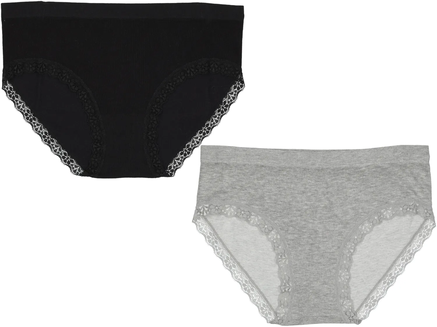 Wibra slip donna cotone con pizzo modello classico