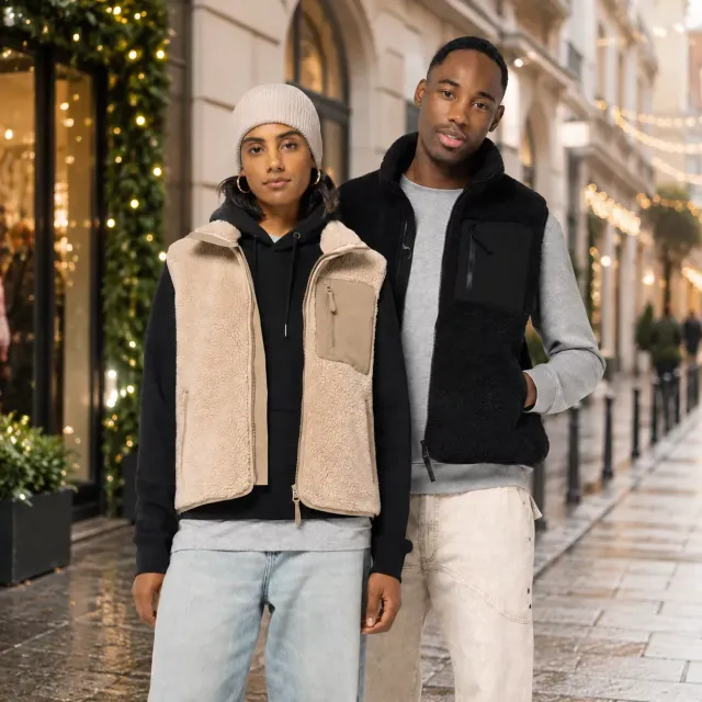 3BPRO NS624 gilet sherpa riciclato unisex XXS-3XL pile