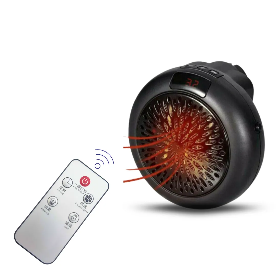 ADAMANTA 137 stufetta elettrica da parete 900W con telecomando