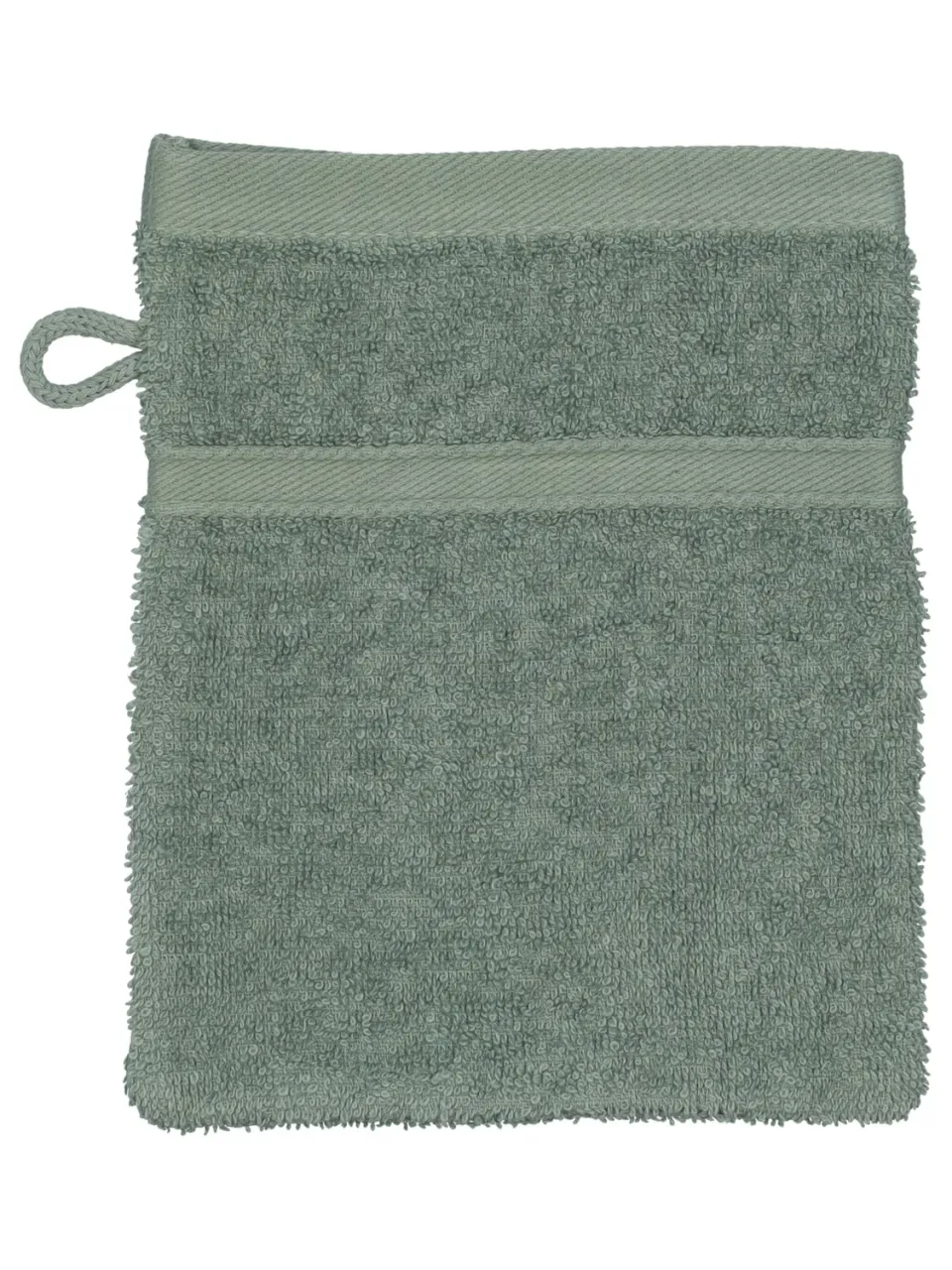 Wibra guanti spugna cotone 2 pezzi verdi 500 gsm