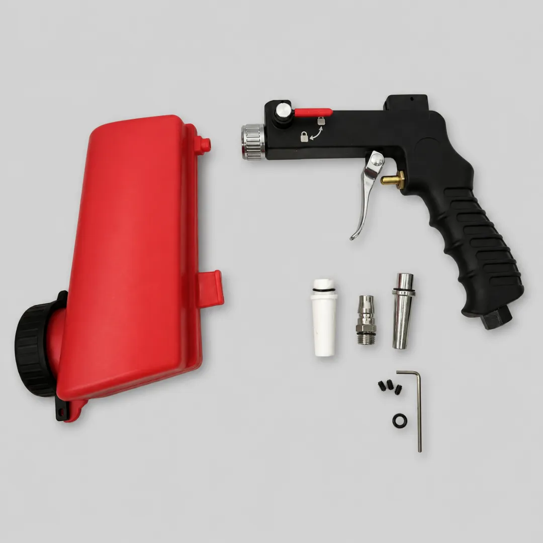 ADAMANTA 7111 pistola sabbiatrice pneumatica con tramoggia