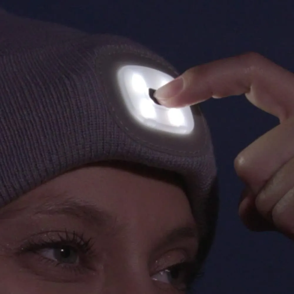 Euromarketing Cap Light berretto con luce LED rimovibile