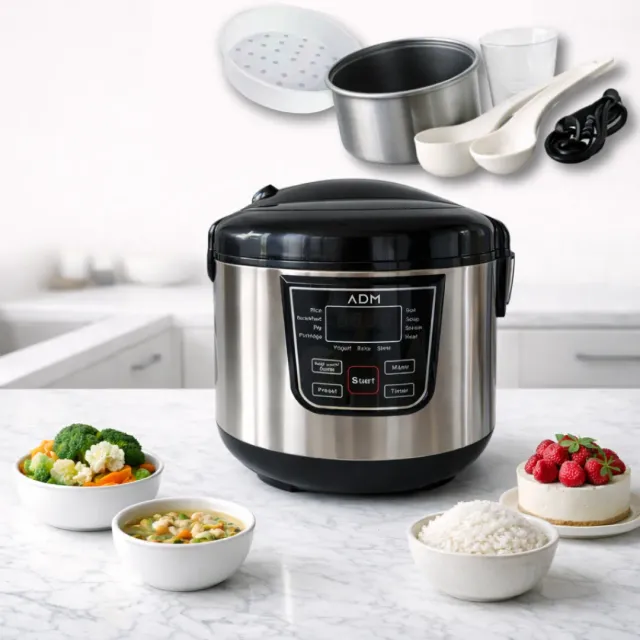 ADAMANTA ADM 474 multicooker elettrico 4 litri ceramica