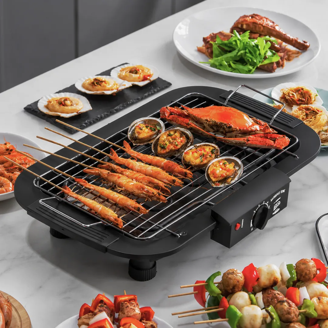 ADAMANTA 7088 barbecue elettrico 2000W regolabile