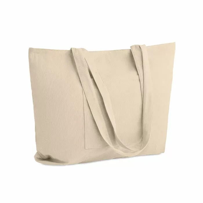 3BPRO MO2875 Borsa Shopping Velluto con Zip 39x37 cm