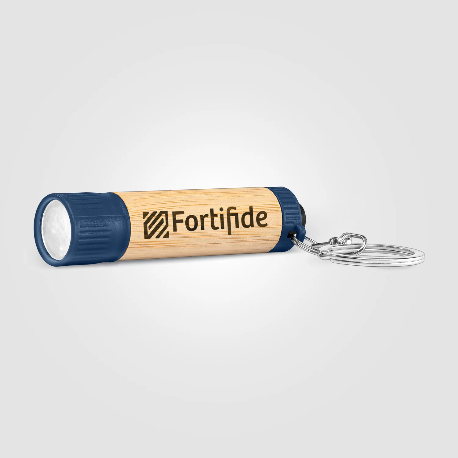 3BPRO FHQ portachiavi torcia LED in bambù