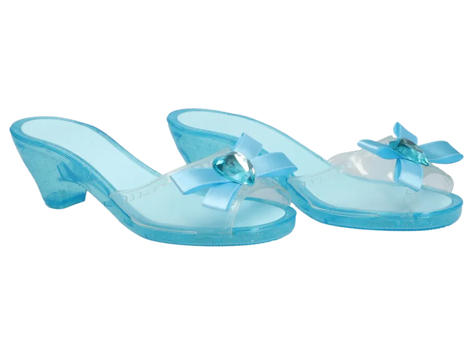 Wibra scarpe principessa bambina tacco fiocco strass