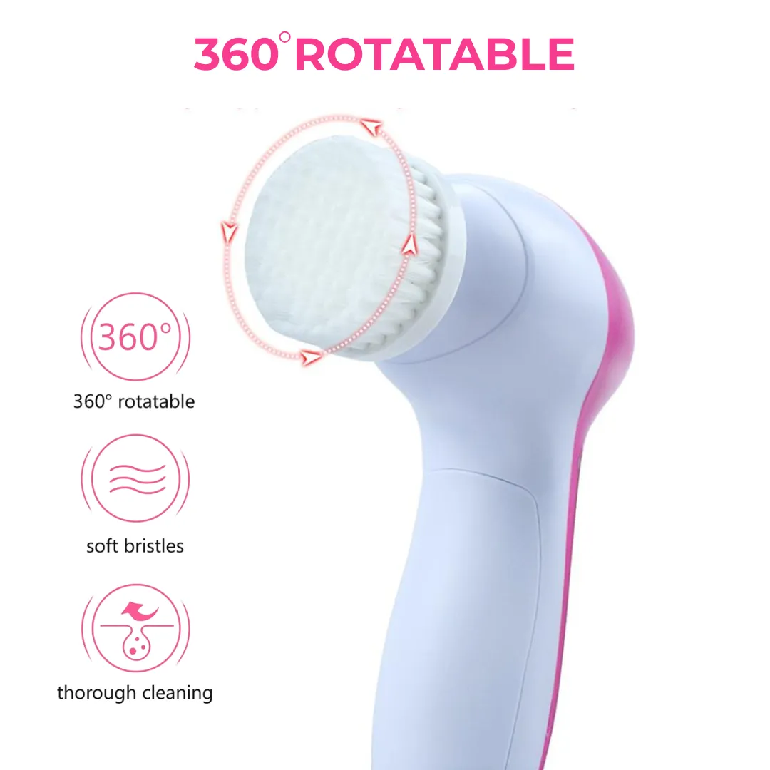 ADAMANTA 089 spazzola viso elettrica 5in1 rosa