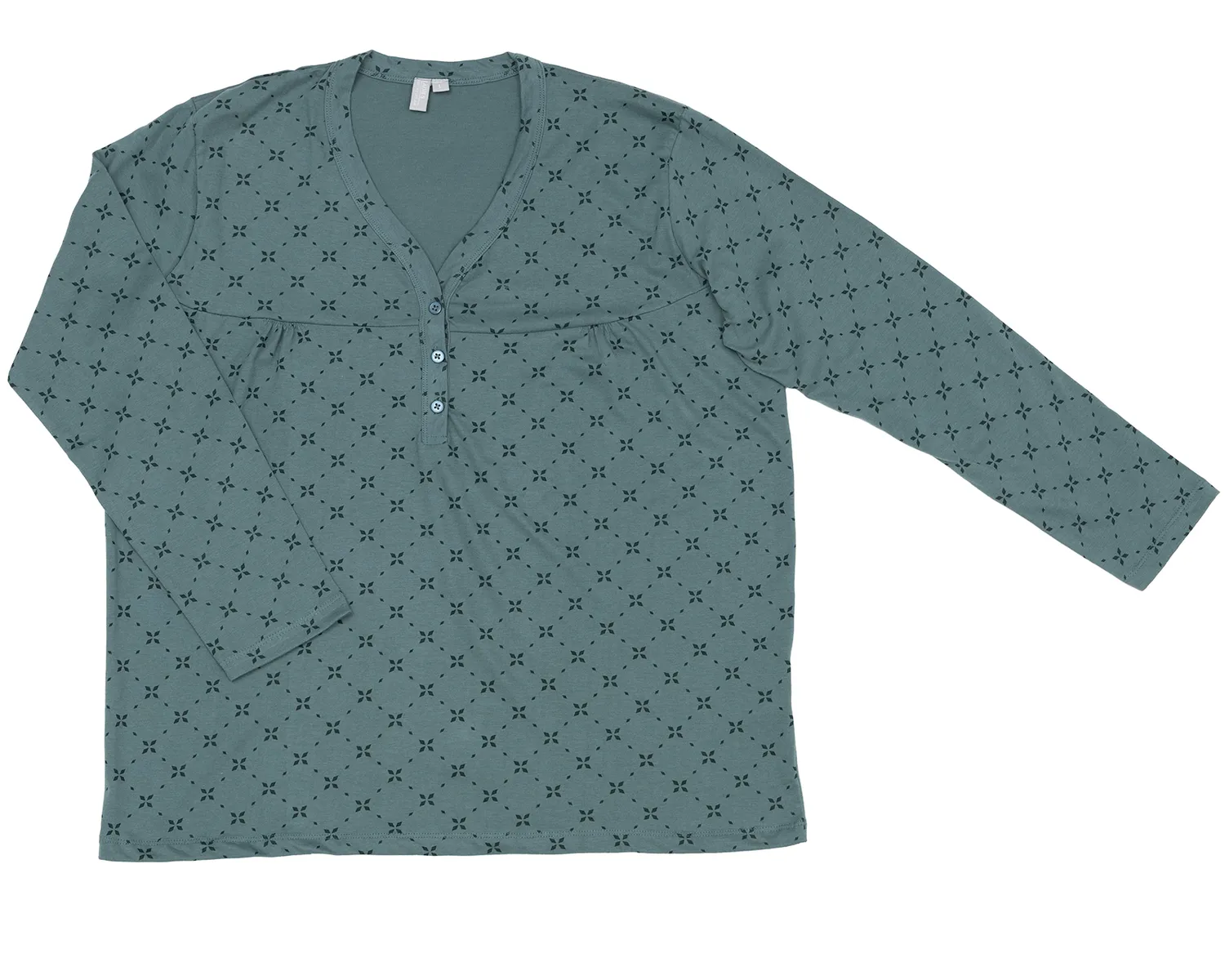 Wibra Pigiama Classico Donna Cotone Lungo