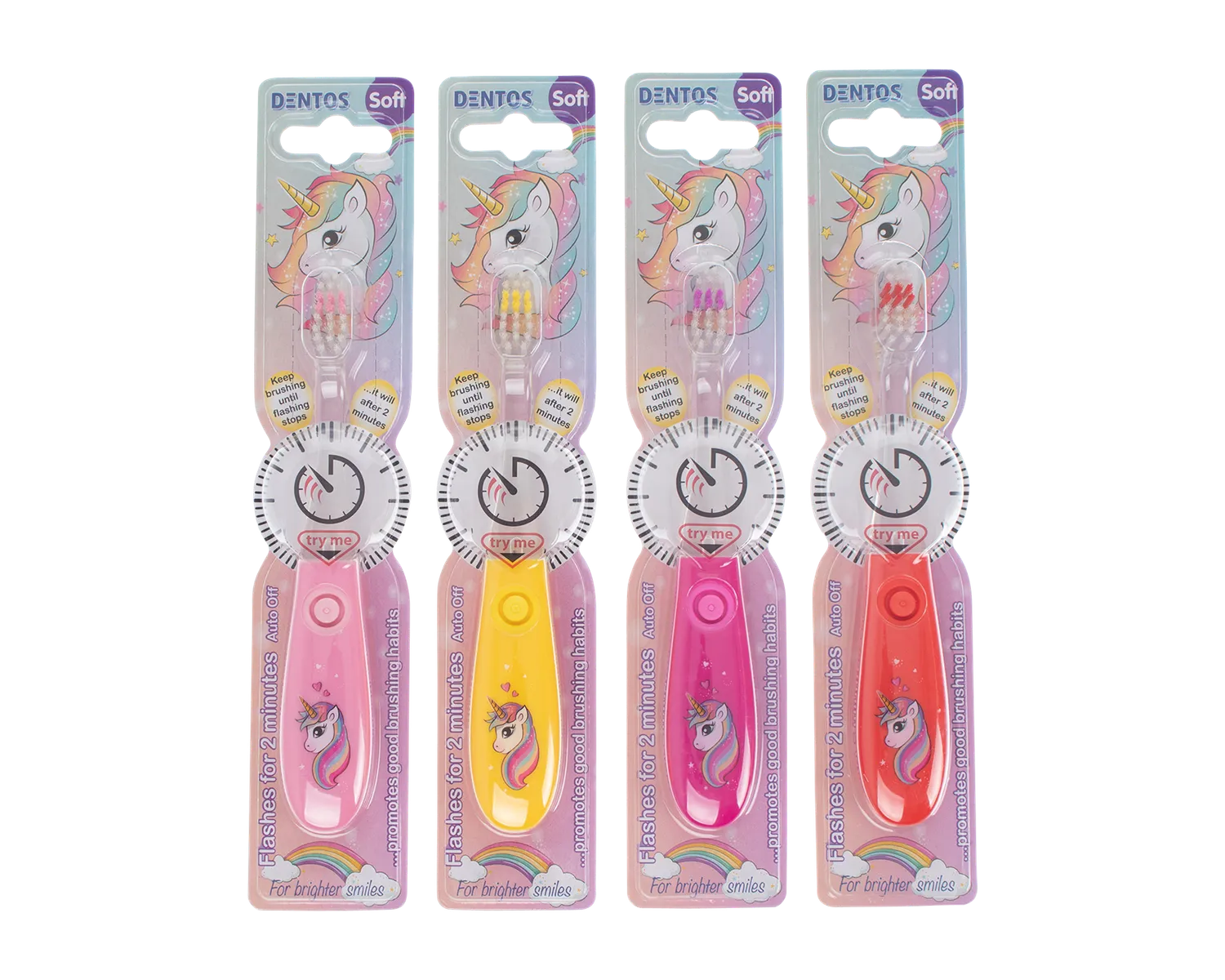 Wibra spazzolino bambini con timer luminoso
