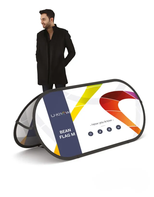3BPRO 171404 bandiera pubblicitaria bifacciale pop-up