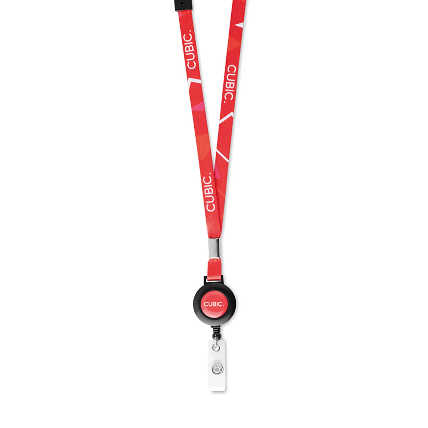 3BPRO ML1020 lanyard poliestere 90 cm con avvolgibadge