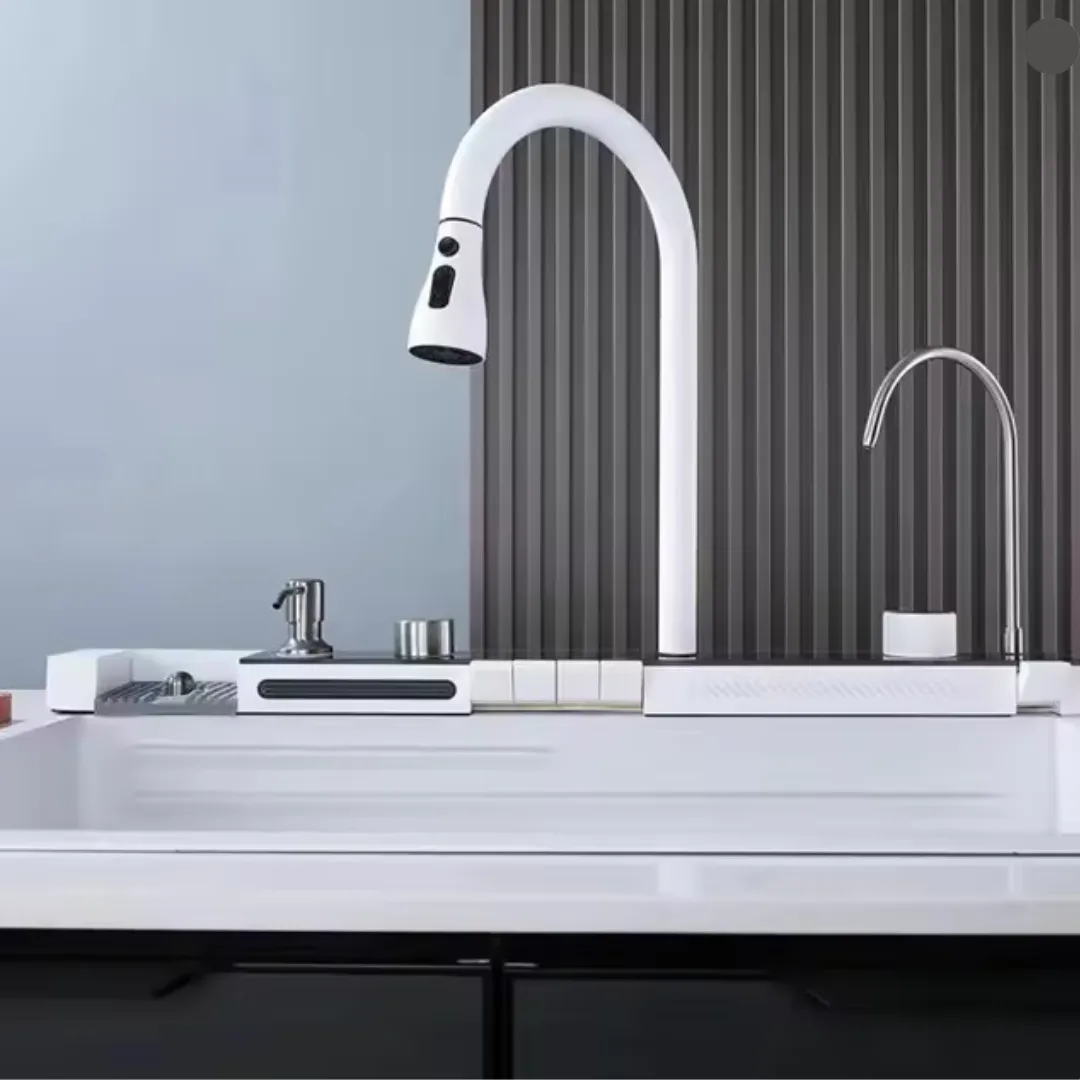 ADAMANTA ADM 587 Lavello Cucina Acciaio con Rubinetto Salvaspazio