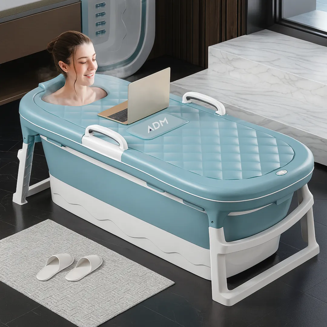 ADAMANTA ADM 530 vasca pieghevole con rullo massaggio