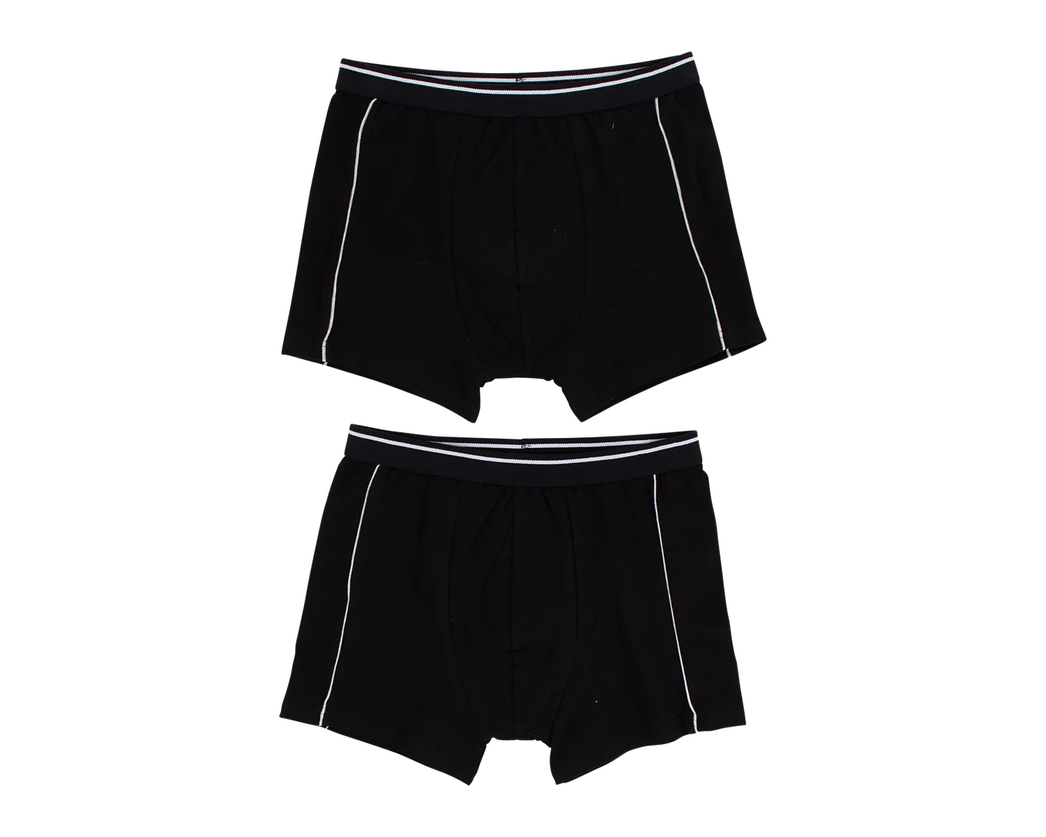 Wibra Boxer Ragazzo 2 Pezzi Neri Cotone