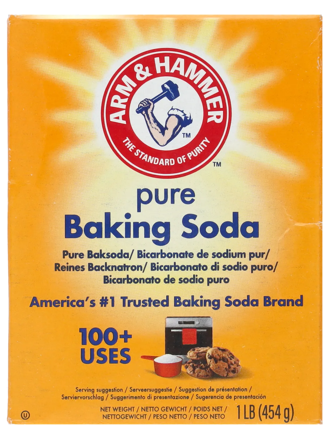 Wibra Pure Baking Soda bicarbonato 454 g per cucina e pulizia