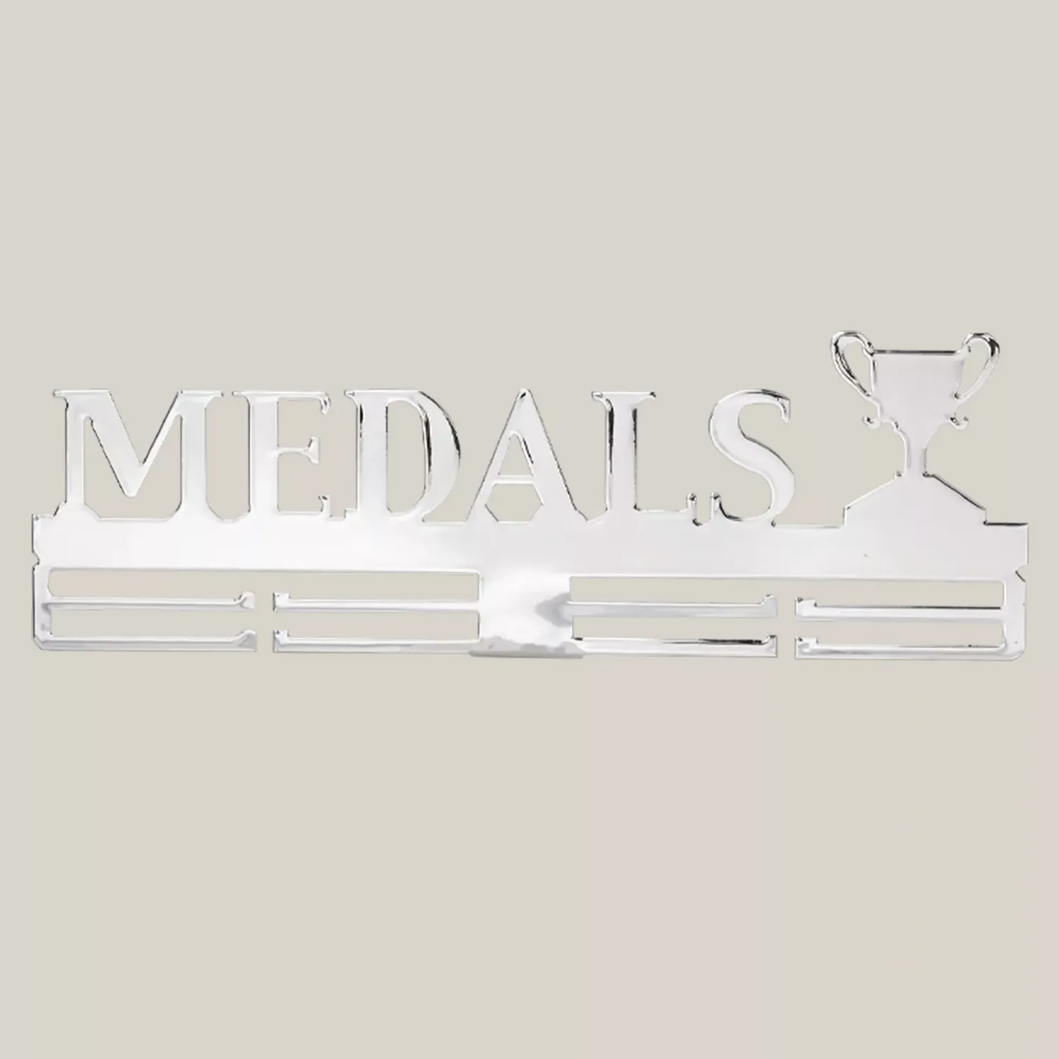 3BPRO MDR portamedaglie da parete argento Medals