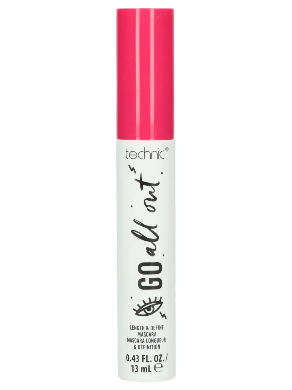 Technic Go All Out mascara allungante nero 13 ml vegano