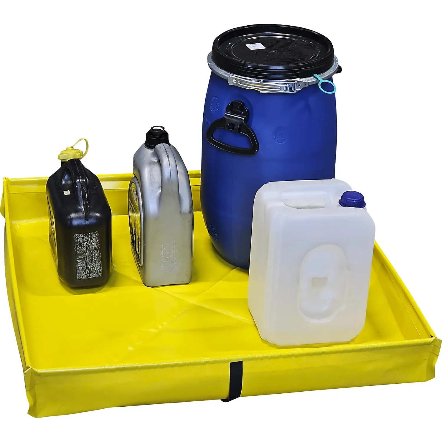Kaiserkraft eurokraft Basic vasca pieghevole PVC gialla 57 l